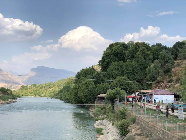 Tourists from across Iraq have come to the resort to enjoy its cool waters. (Photo: Kurmanj Nhili)